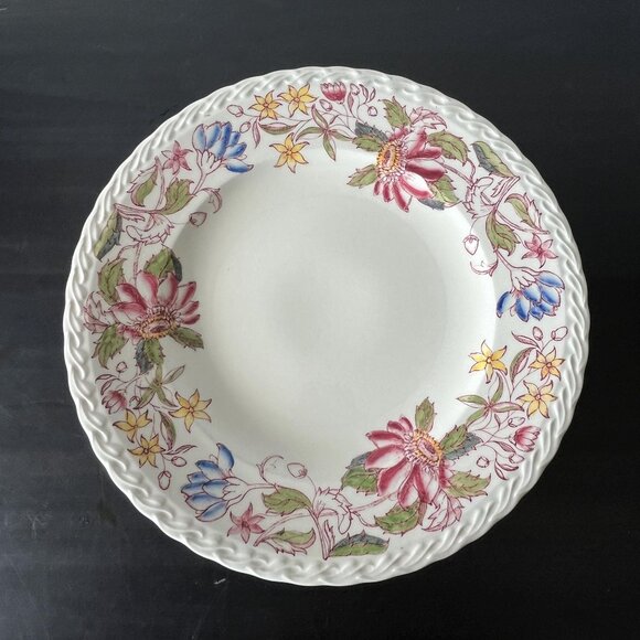 Dolores Metlox Poppytrail 12" Chop Plate // Vernon Kilns // Vintage 1940s - Picture 1 of 5